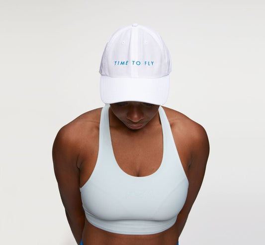 Hoka All-Day Hat | White / Diva Blue