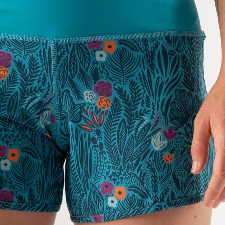 rabbit Hopper 4" Short | Peacock Blue | Womens