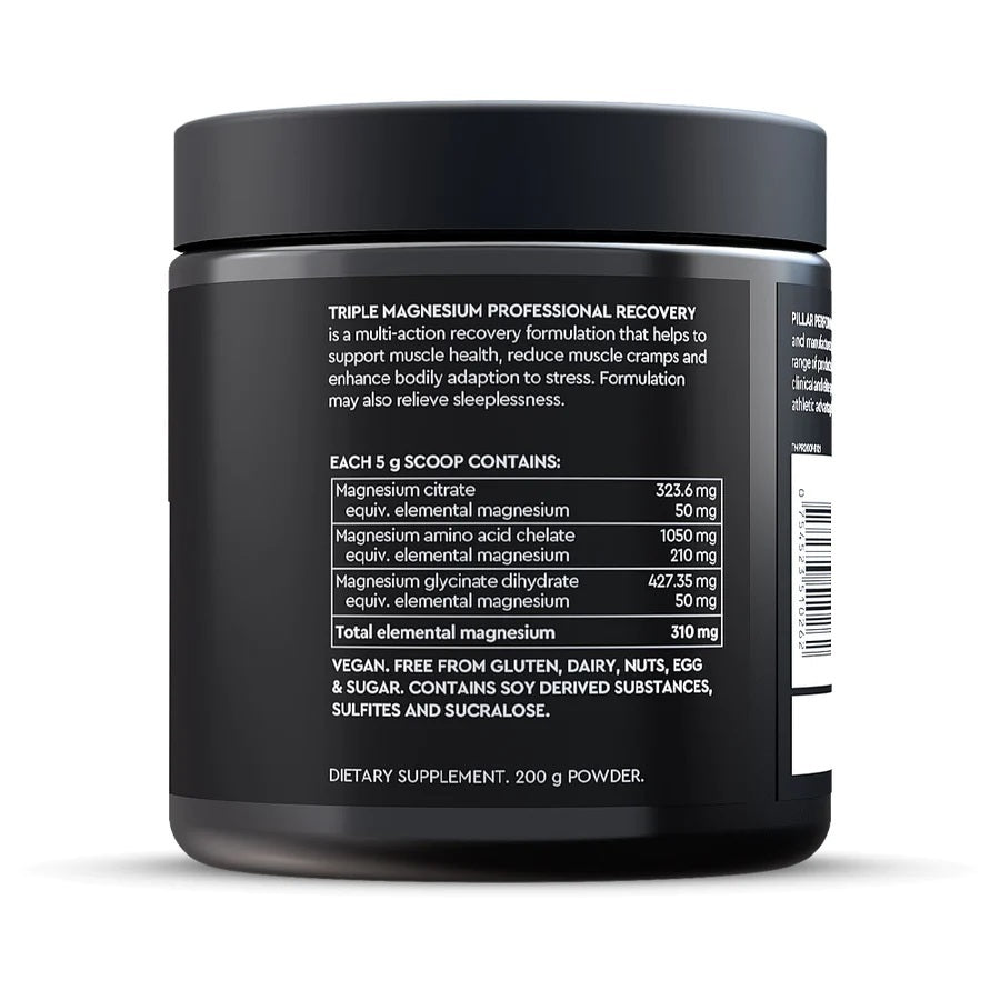 Pillar Triple Magnesium Powder | 200g Tub