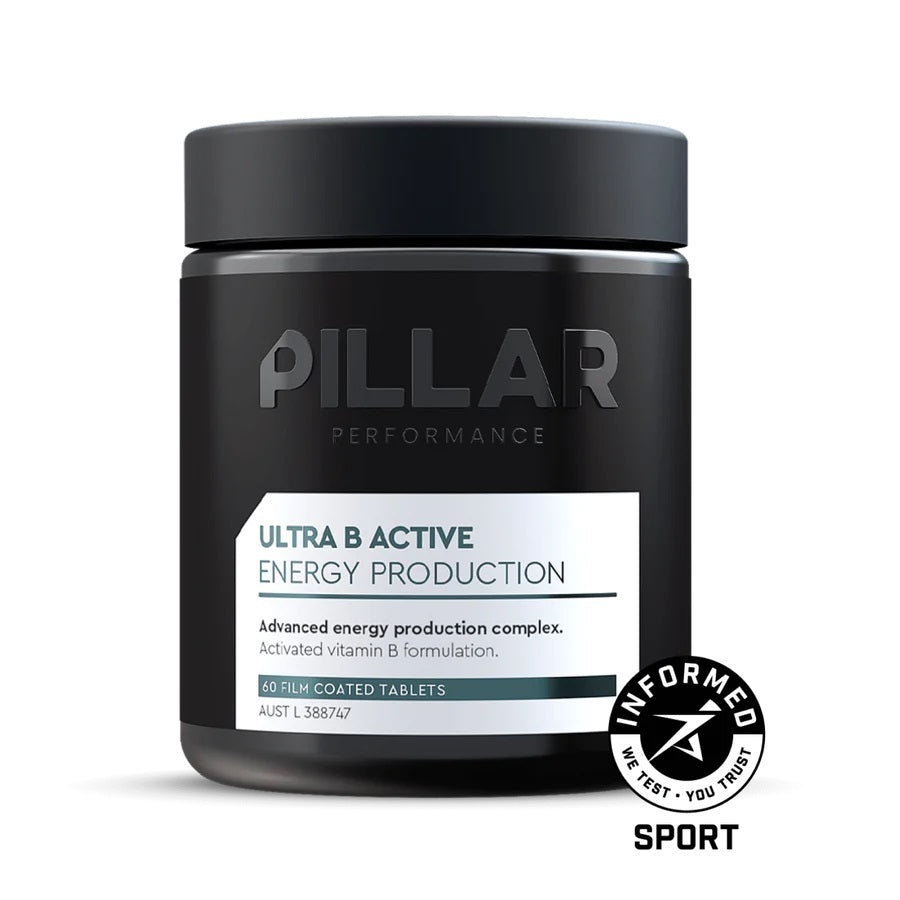 Pillar Performance | Ultra B Active Energy Production | 60 Tablets