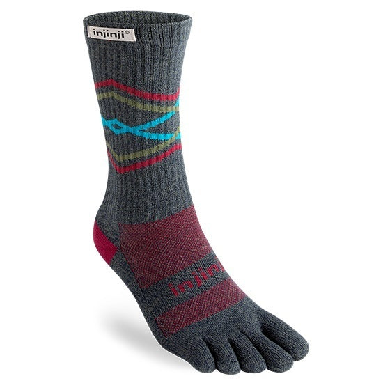 Injinji Trail Sock | Midweight | Crew Length | Peak