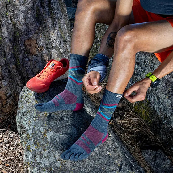 Injinji Trail Sock | Midweight | Crew Length | Peak