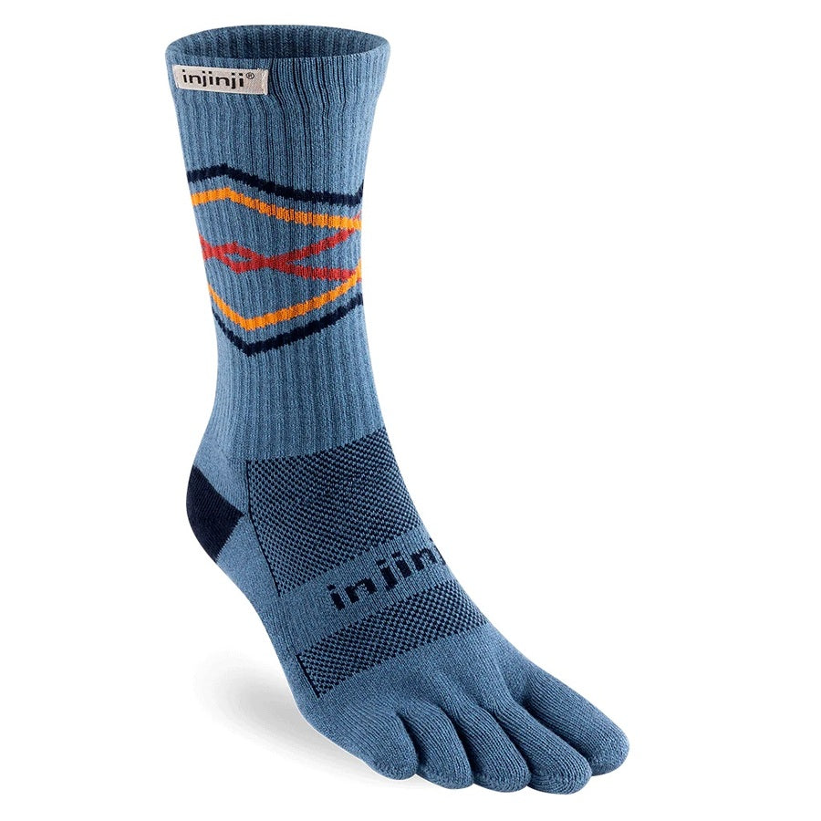 Injinji Trail Sock | Midweight | Crew Length | Lake