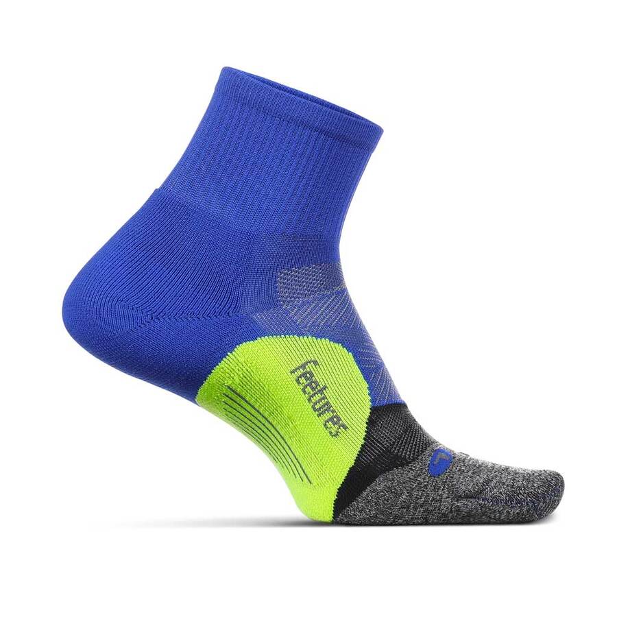 Feetures Elite | Light Cushion | Quarter Length | Boost Blue