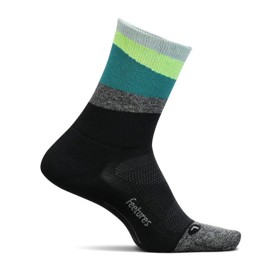 Feetures Elite | Light Cushion | Mini-Crew | Ascent Green