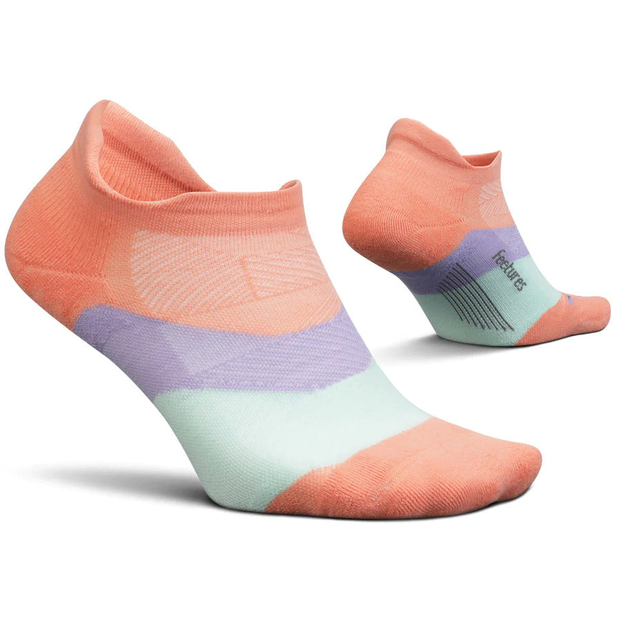 Feetures Elite | Light Cushion | No Show Tab | Pop Off Peach