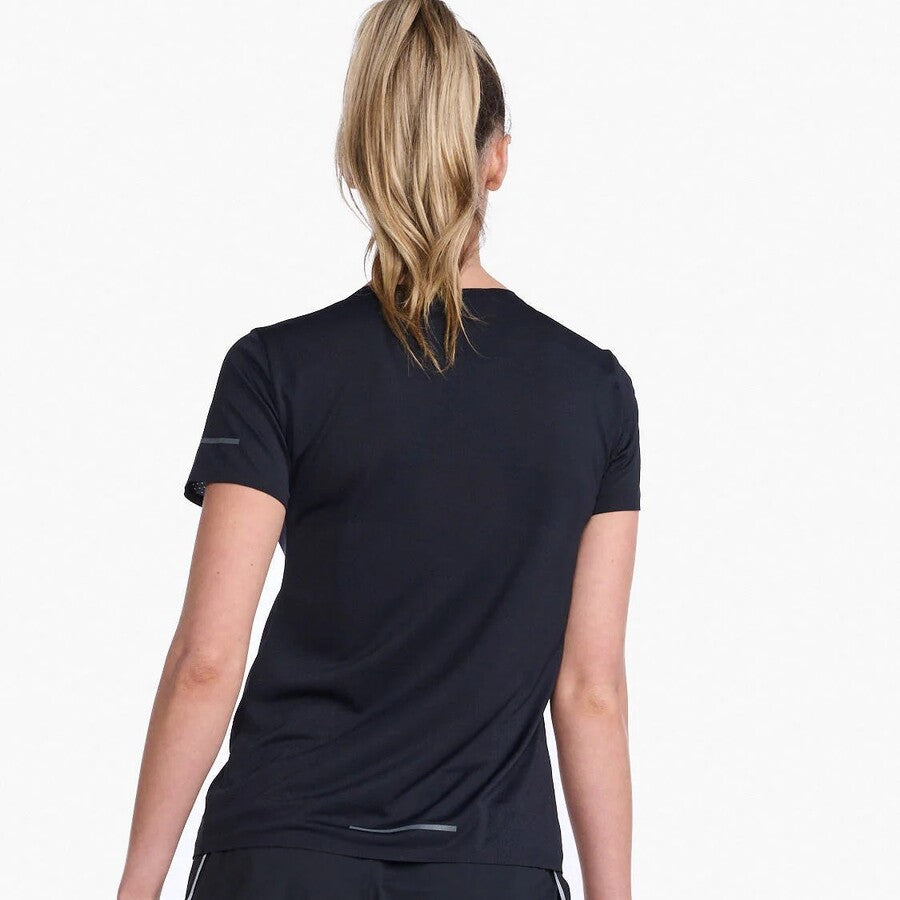 2XU Light Speed Tech Tee | Black / Reflective | Womens