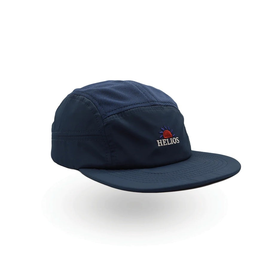 Helios Ultralight 7 Panel Running Cap | Soft Brim | Navy