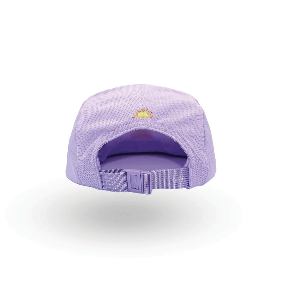 Helios Ultralight 7 Panel Running Cap | Soft Brim | Lavender