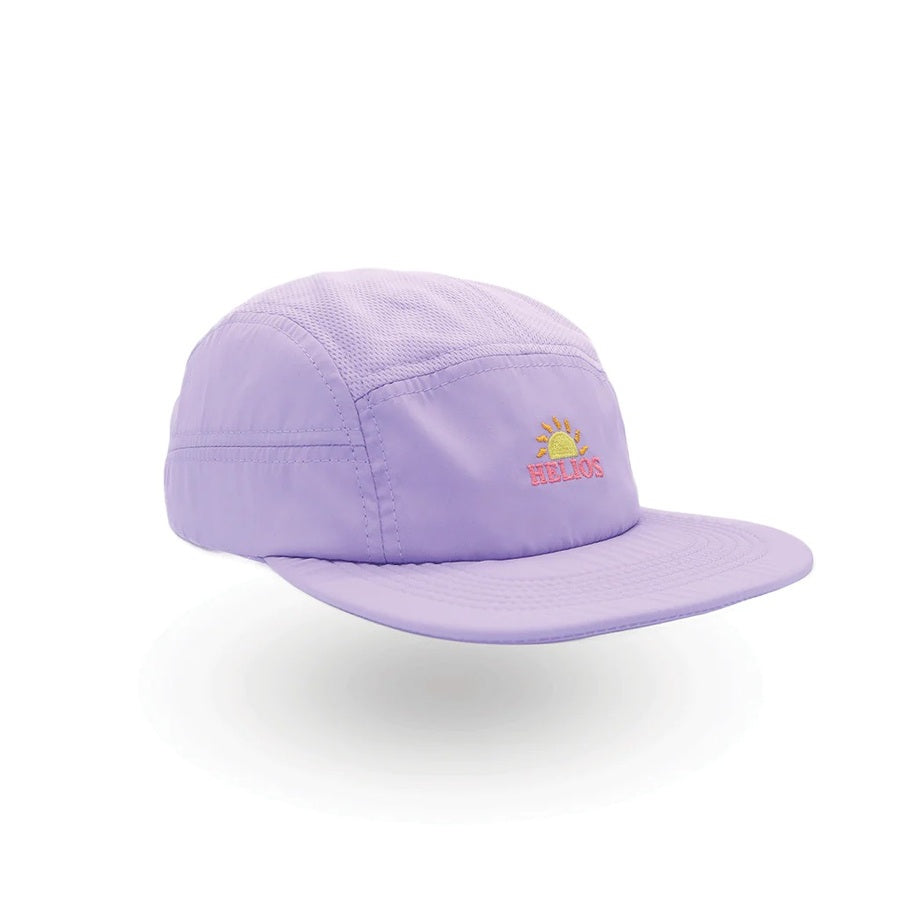 Helios Ultralight 7 Panel Running Cap | Soft Brim | Lavender