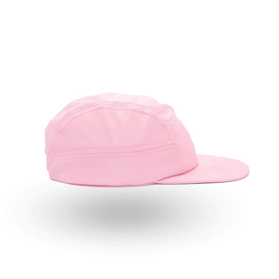 Helios Ultralight 7 Panel Running Cap | Soft Brim | Pink