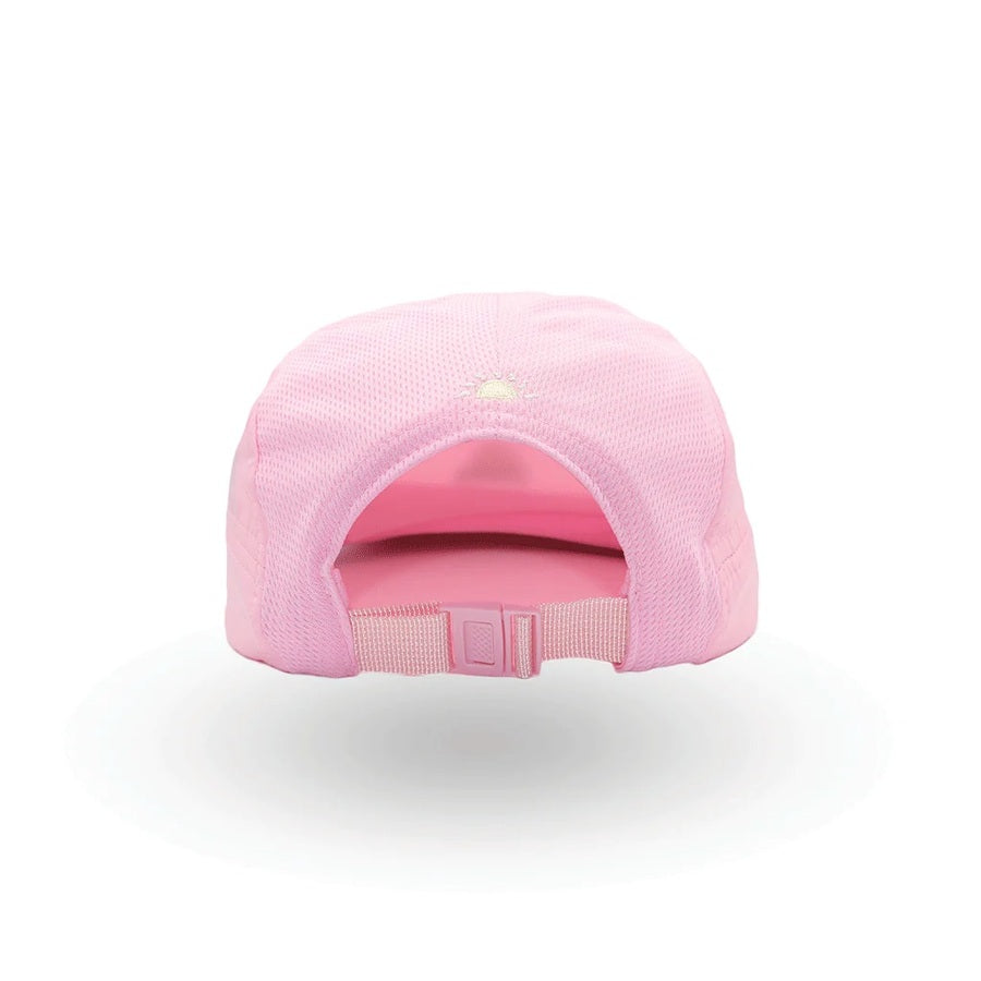 Helios Ultralight 7 Panel Running Cap | Soft Brim | Pink