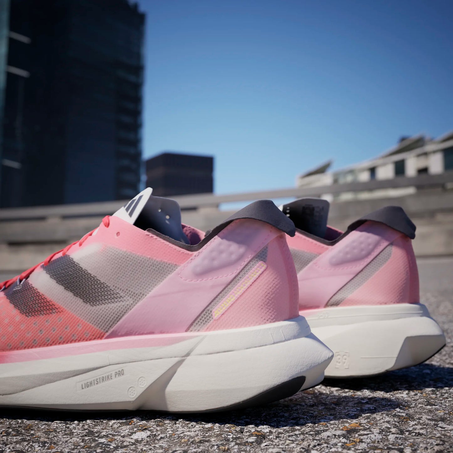 adidas Adizero Adios Pro 3 | Pink Spark / Aurora Met. / Sandy Pink | Womens