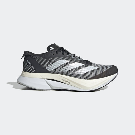 adidas Adizero Boston 12 | Core Black / Footwear White / Carbon | Womens