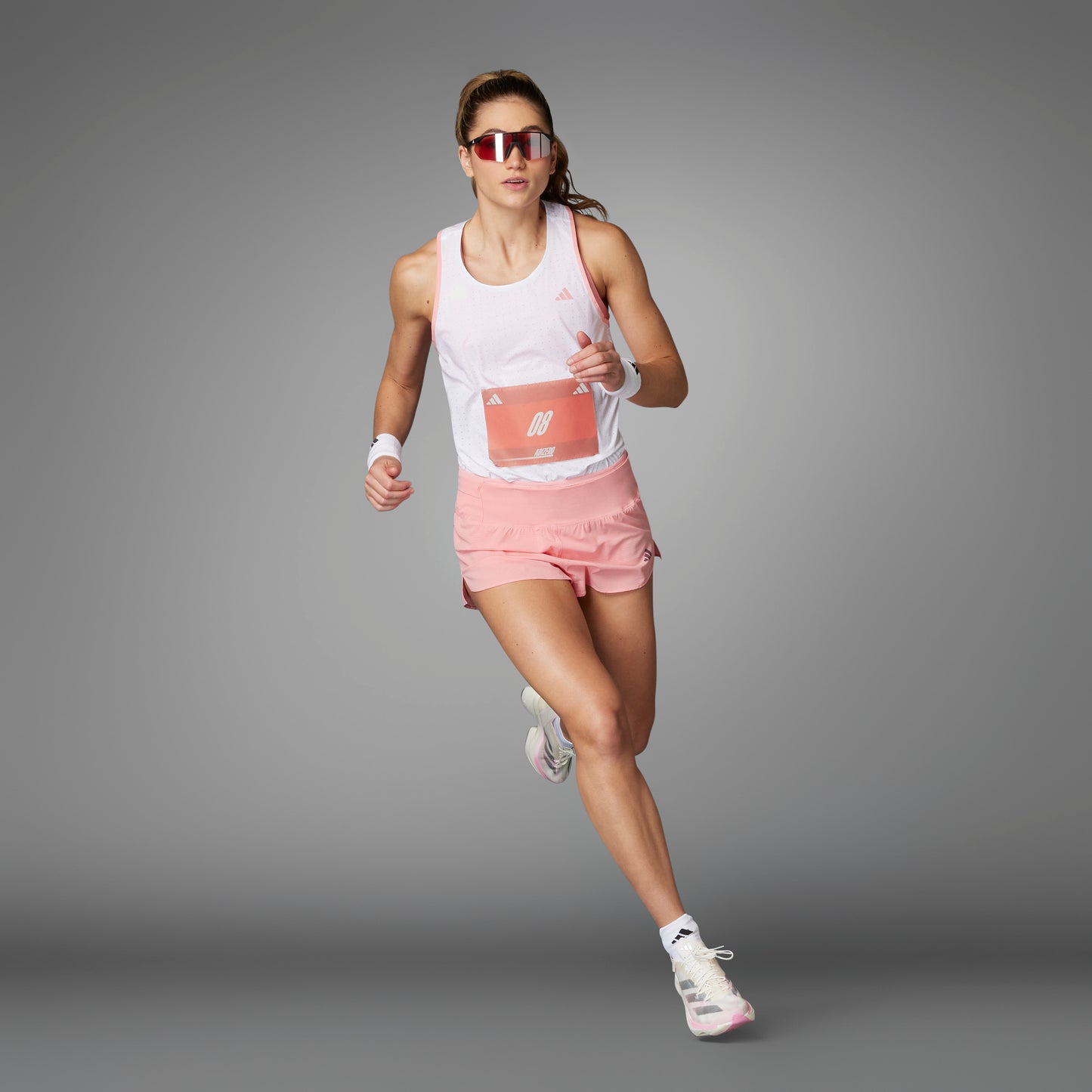 adidas Adizero Gel Short | Semi Pink Spark | Womens