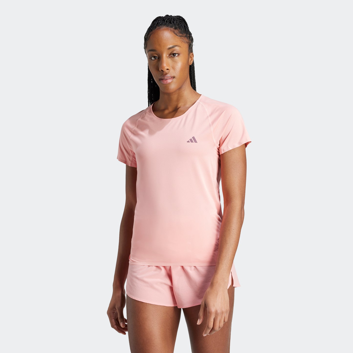 adidas Adizero Tee | Semi Pink Spark | Womens