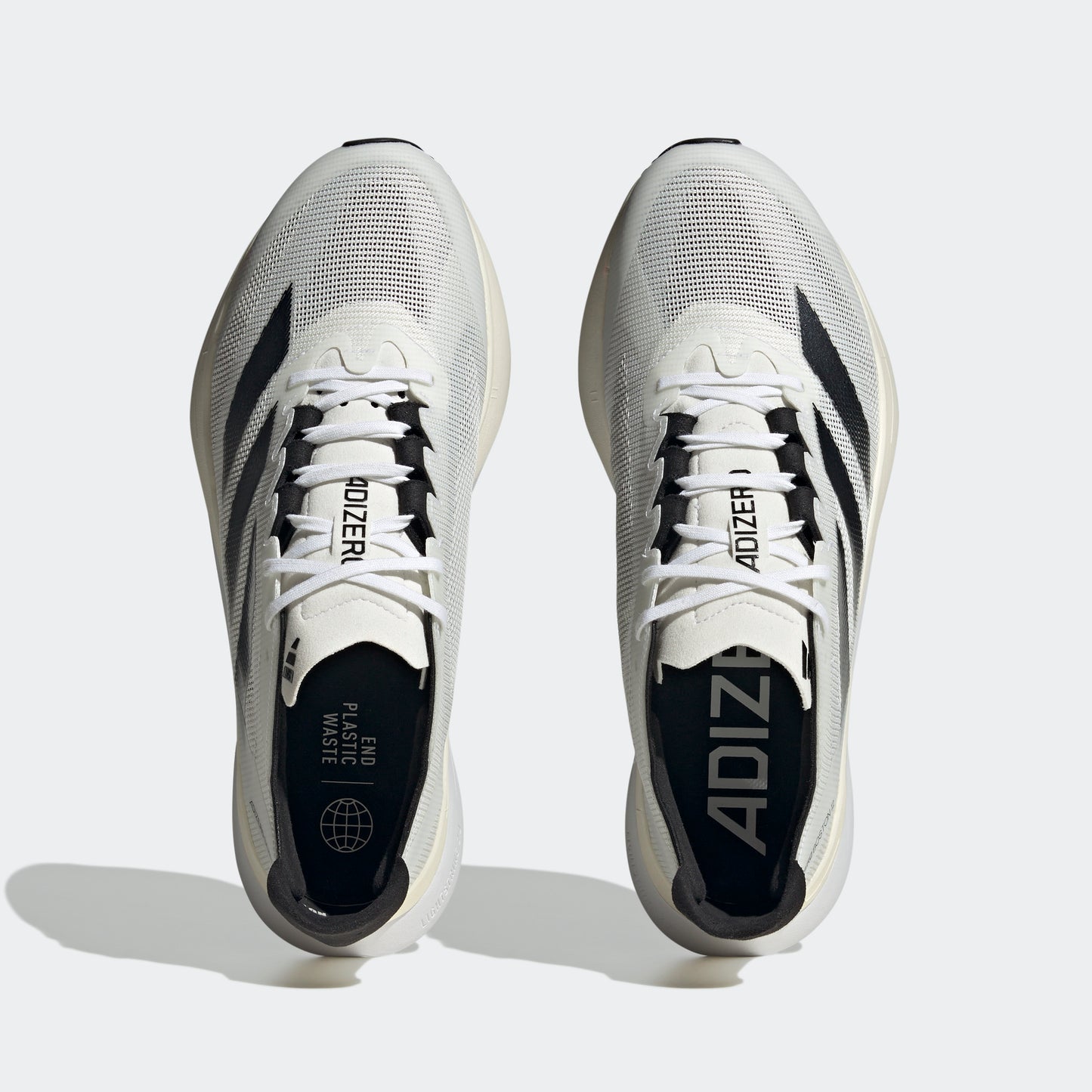 adidas Adizero Boston 12 | Footwear White / Core Black / Night Met. | Mens