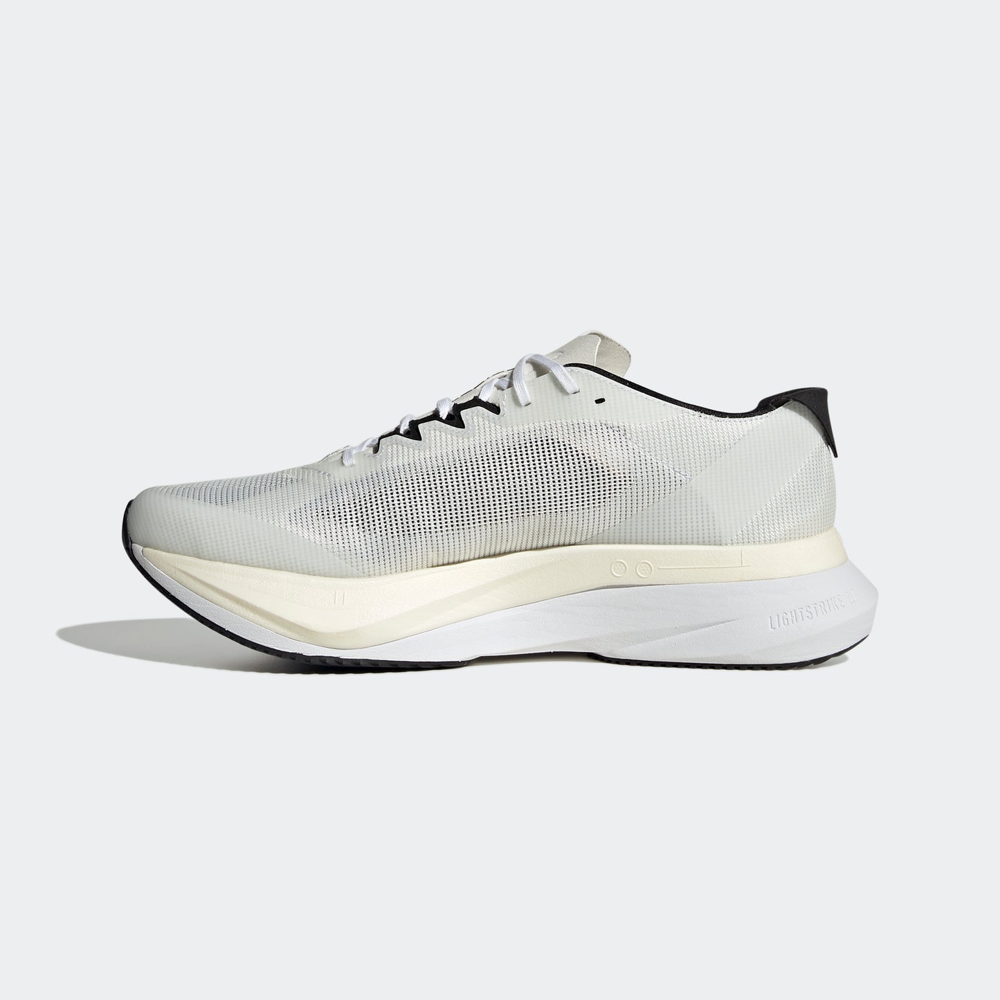 adidas Adizero Boston 12 | Footwear White / Core Black / Night Met. | Mens