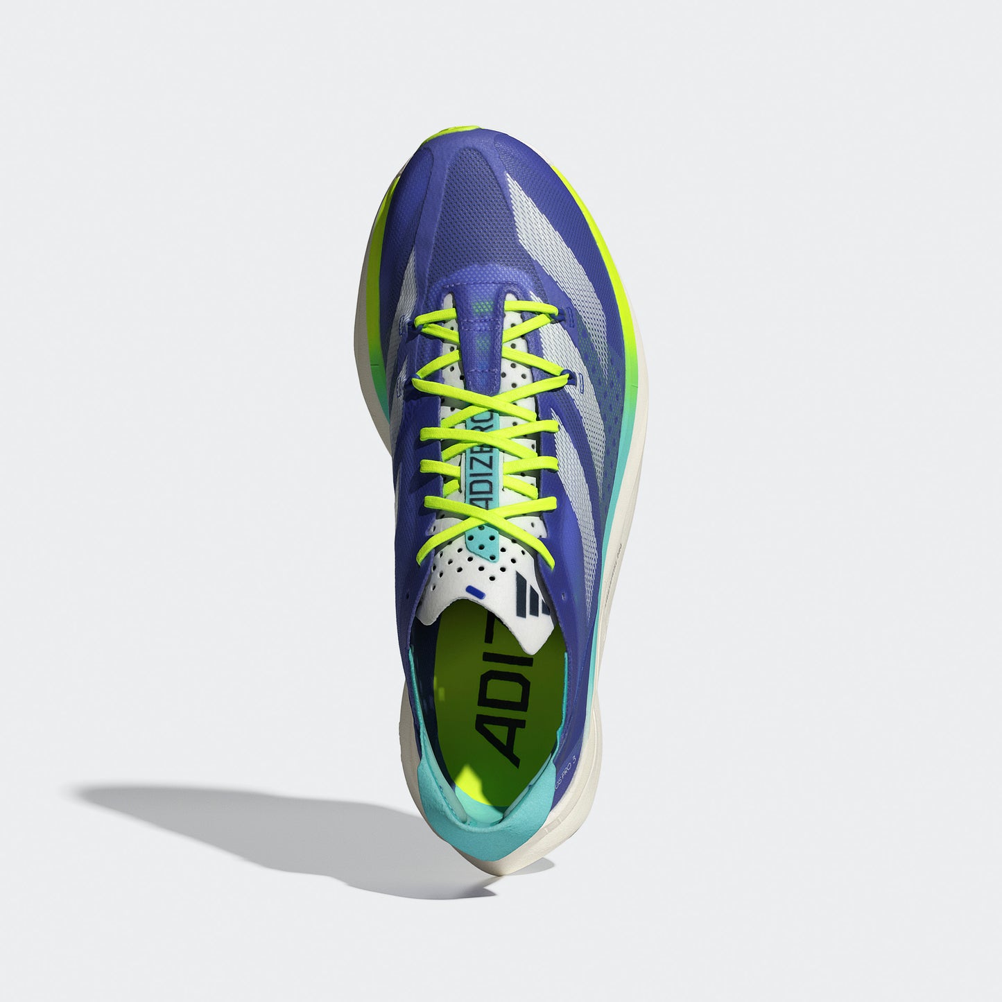 adidas Adizero Adios Pro 3 | Cobalt Blue / Zero Met. / Lucid Lemon | Womens