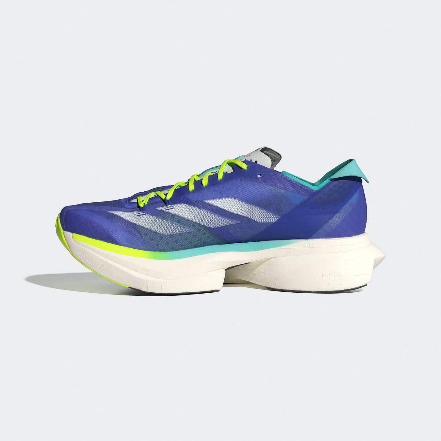 adidas Adizero Adios Pro 3 | Cobalt Blue / Zero Met. / Lucid Lemon | Womens