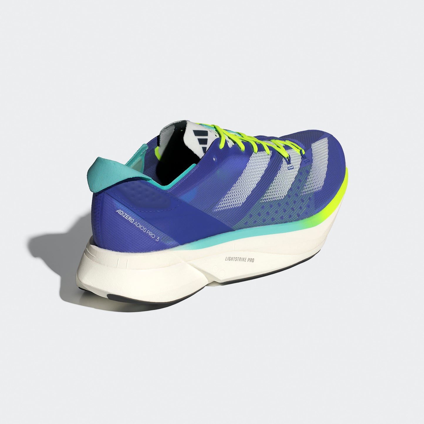 adidas Adizero Adios Pro 3 | Cobalt Blue / Zero Met. / Lucid Lemon | Womens