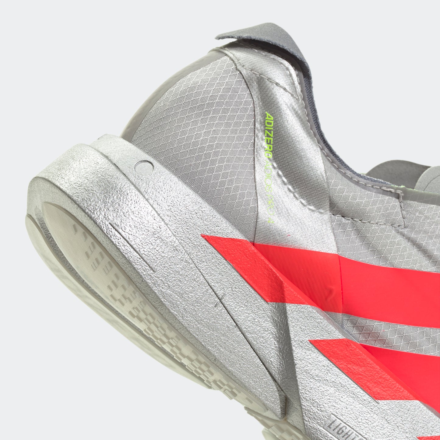 adidas Adizero Adios Pro 4 | Grey Two / Lucid Red / Grey | Womens