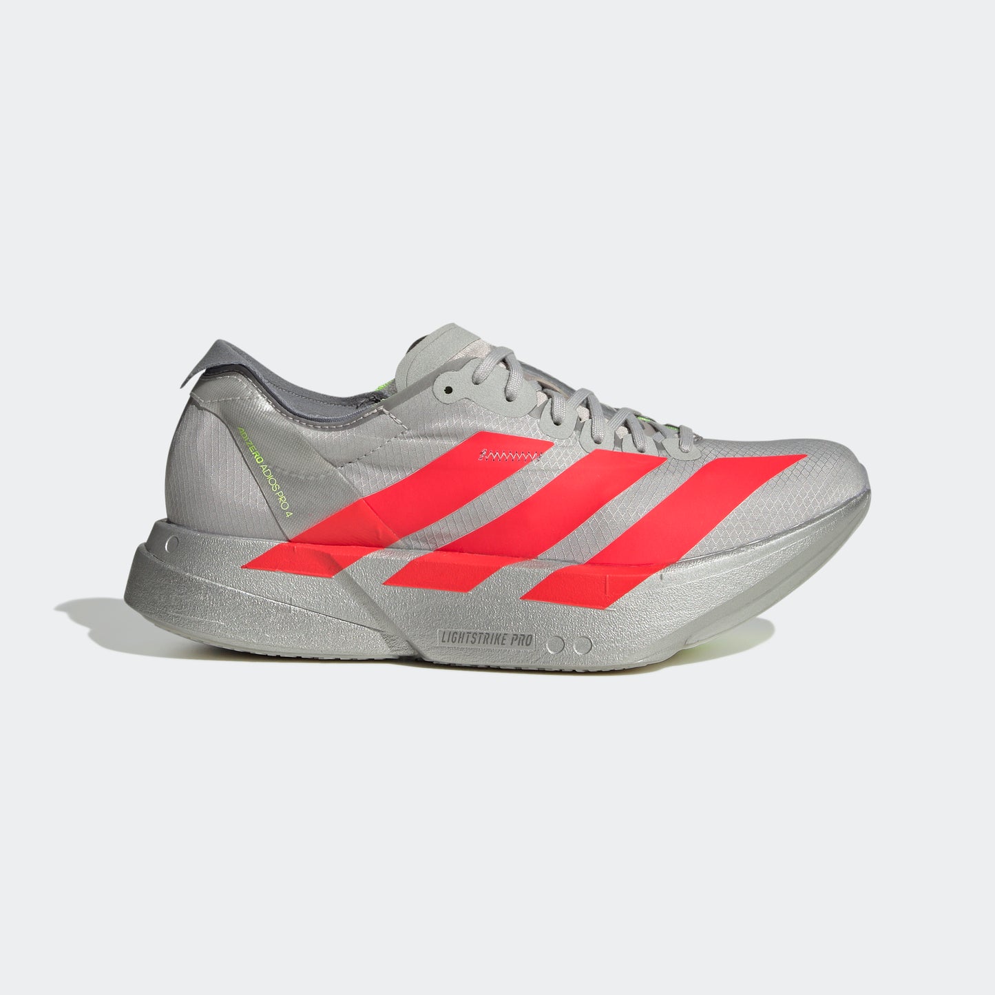 adidas Adizero Adios Pro 4 | Grey Two / Lucid Red / Grey | Womens