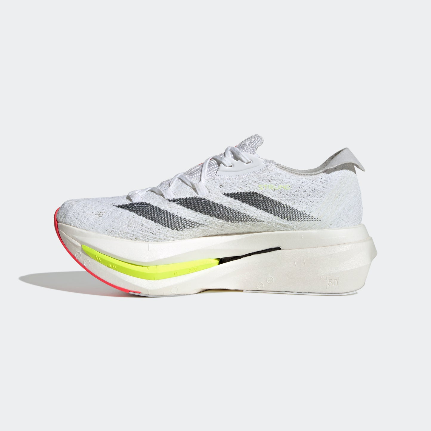 adidas Adizero Prime X 2 Strung | Footwear White / Core Black / Lucid Red | Unisex