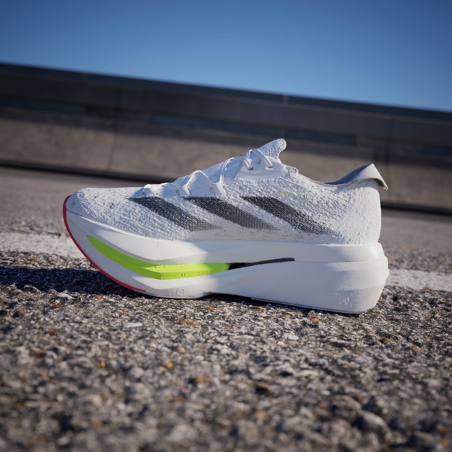 adidas Adizero Prime X 2 Strung | Footwear White / Core Black / Lucid Red | Unisex