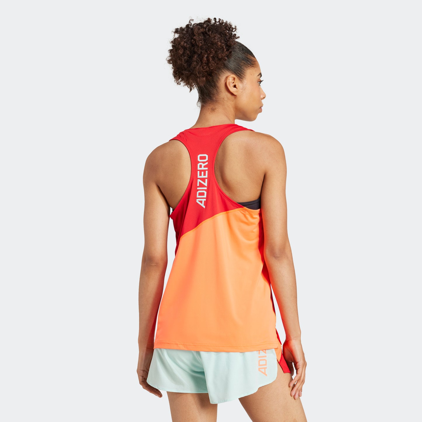 adidas NYC Running Singlet | Better Scarlet / App Solar Red | Womens