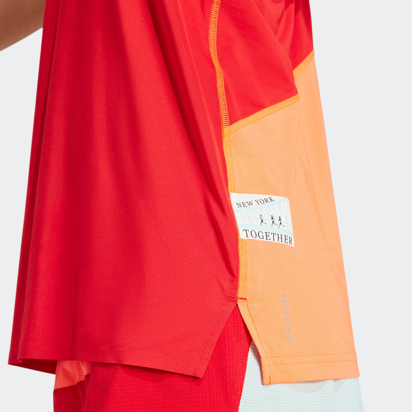 adidas NYC Running Singlet | Better Scarlet / App Solar Red | Womens