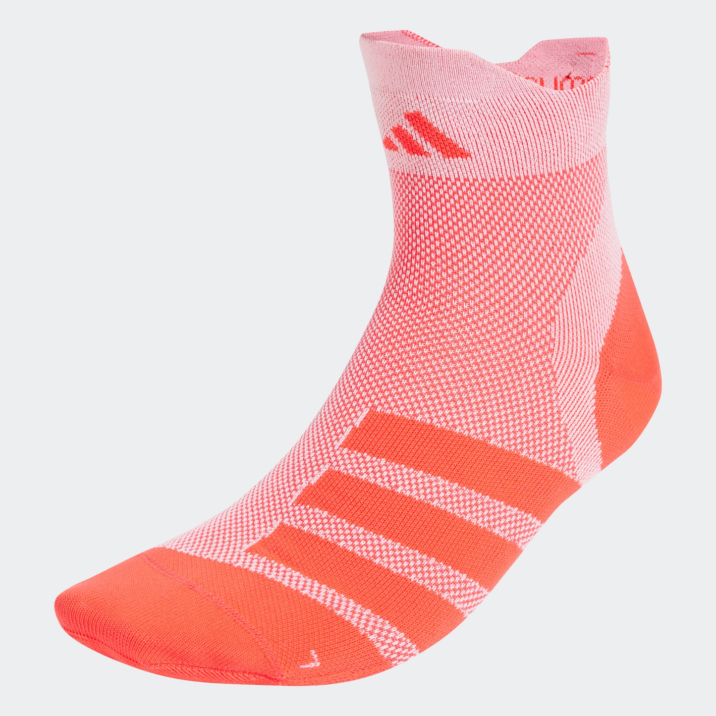 adidas Running x adizero Sock | White / Lucid Red