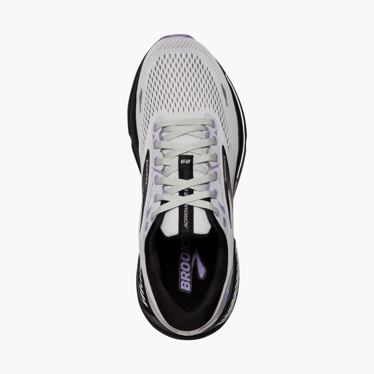 Brooks Adrenaline GTS 23 Wide | Grey / Black / Purple | Womens