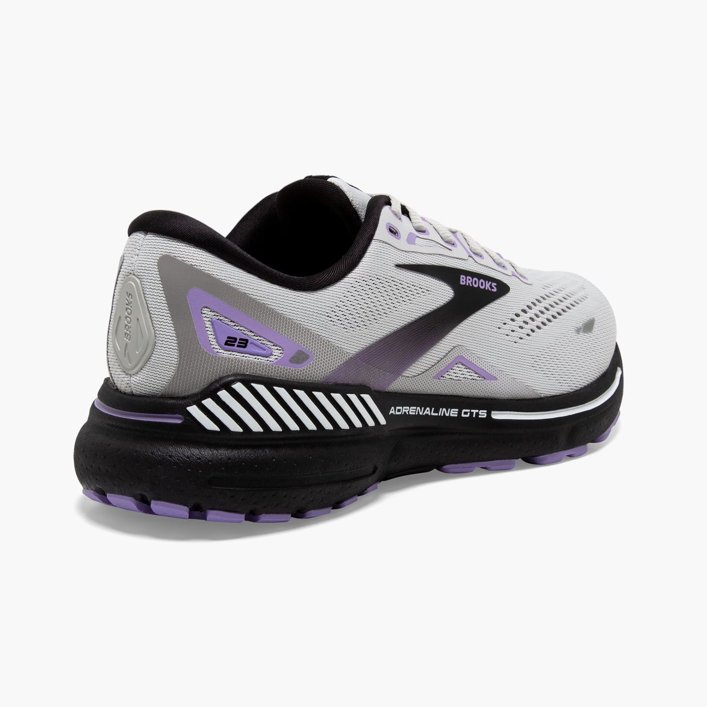 Brooks Adrenaline GTS 23 Wide | Grey / Black / Purple | Womens