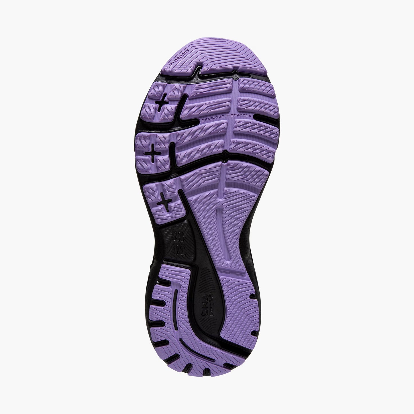 Brooks Adrenaline GTS 23 Wide | Grey / Black / Purple | Womens