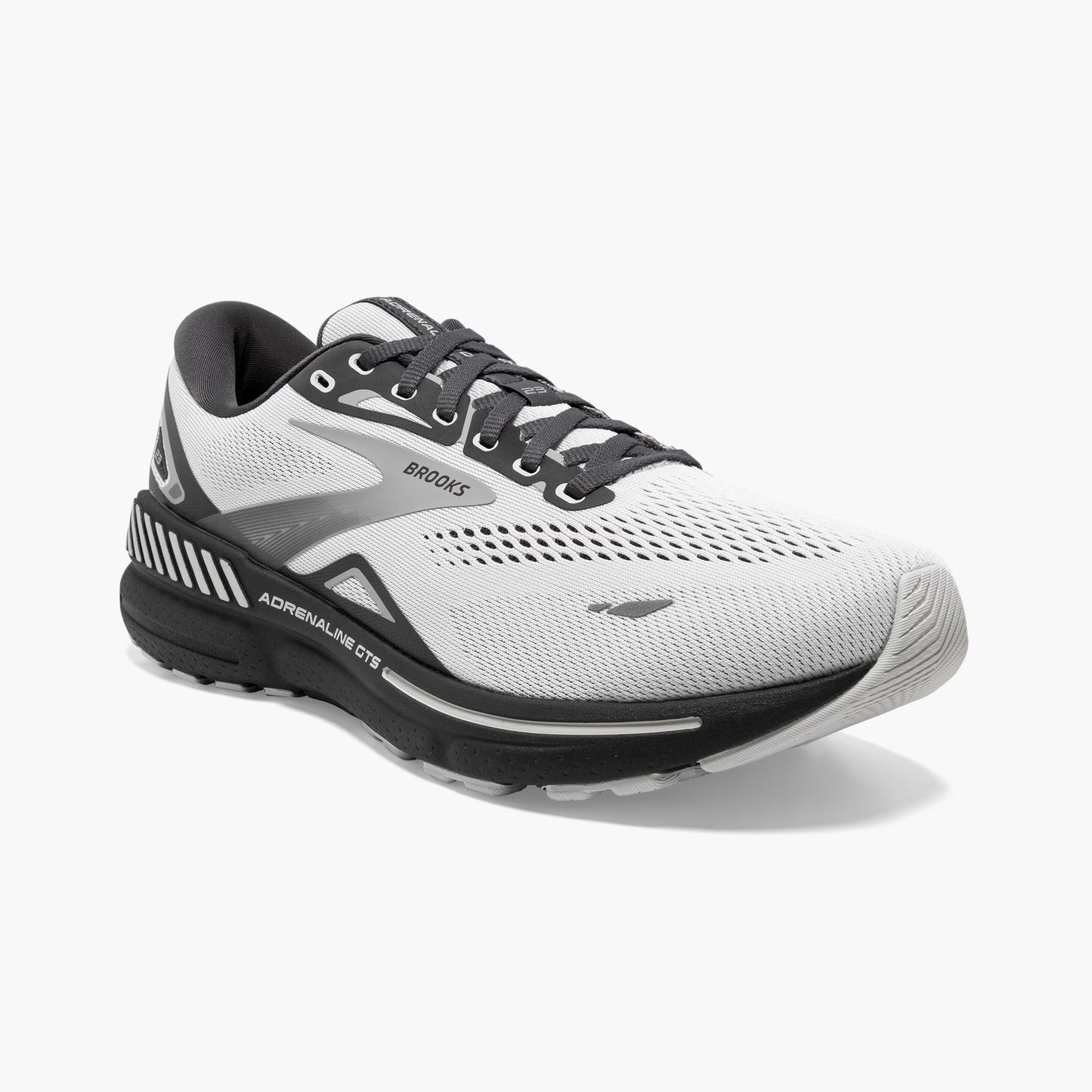 Brooks Adrenaline GTS 23 | Oyster / Ebony / Alloy | Mens