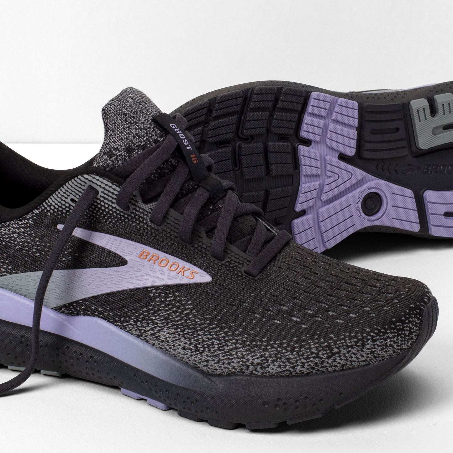 Brooks Ghost 16 | Ebony / Lavender / Copper | Womens