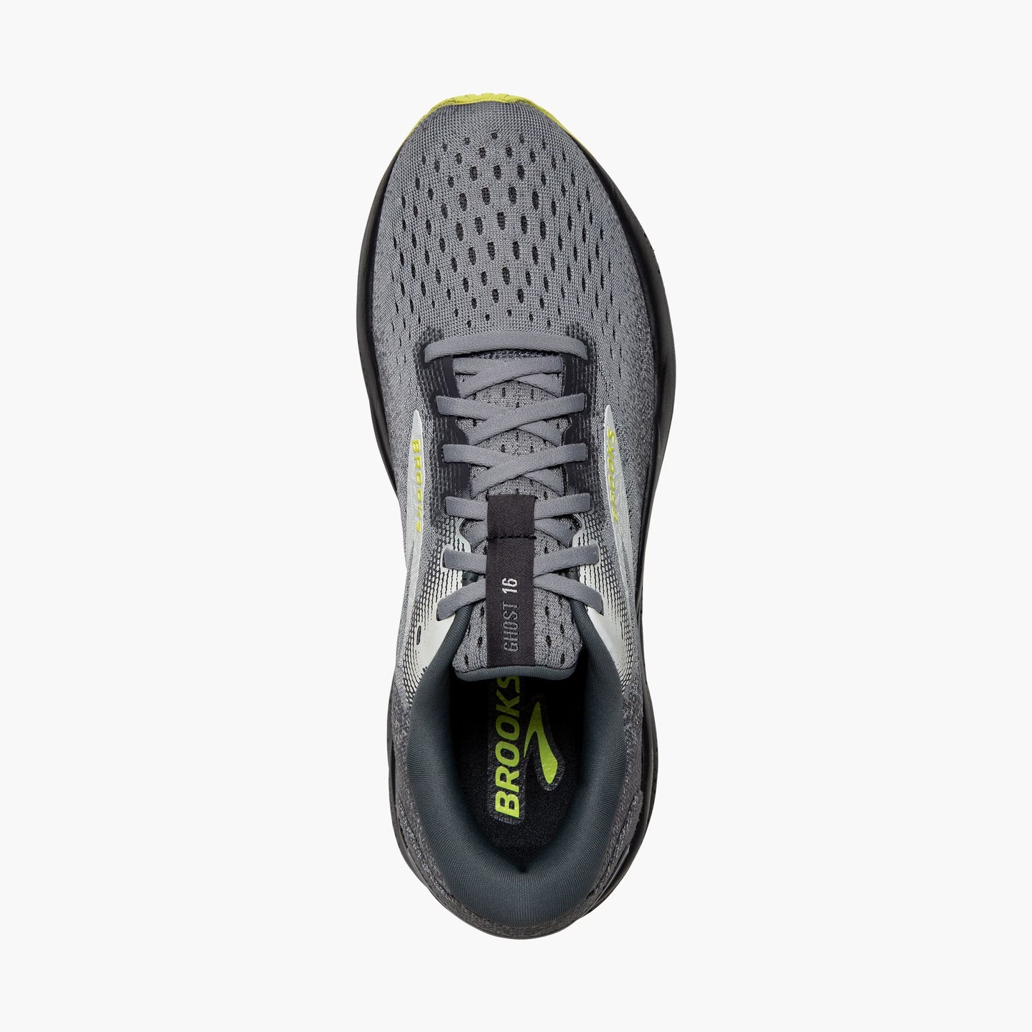 Brooks Ghost 16 | Primer / Grey / Lime | Mens