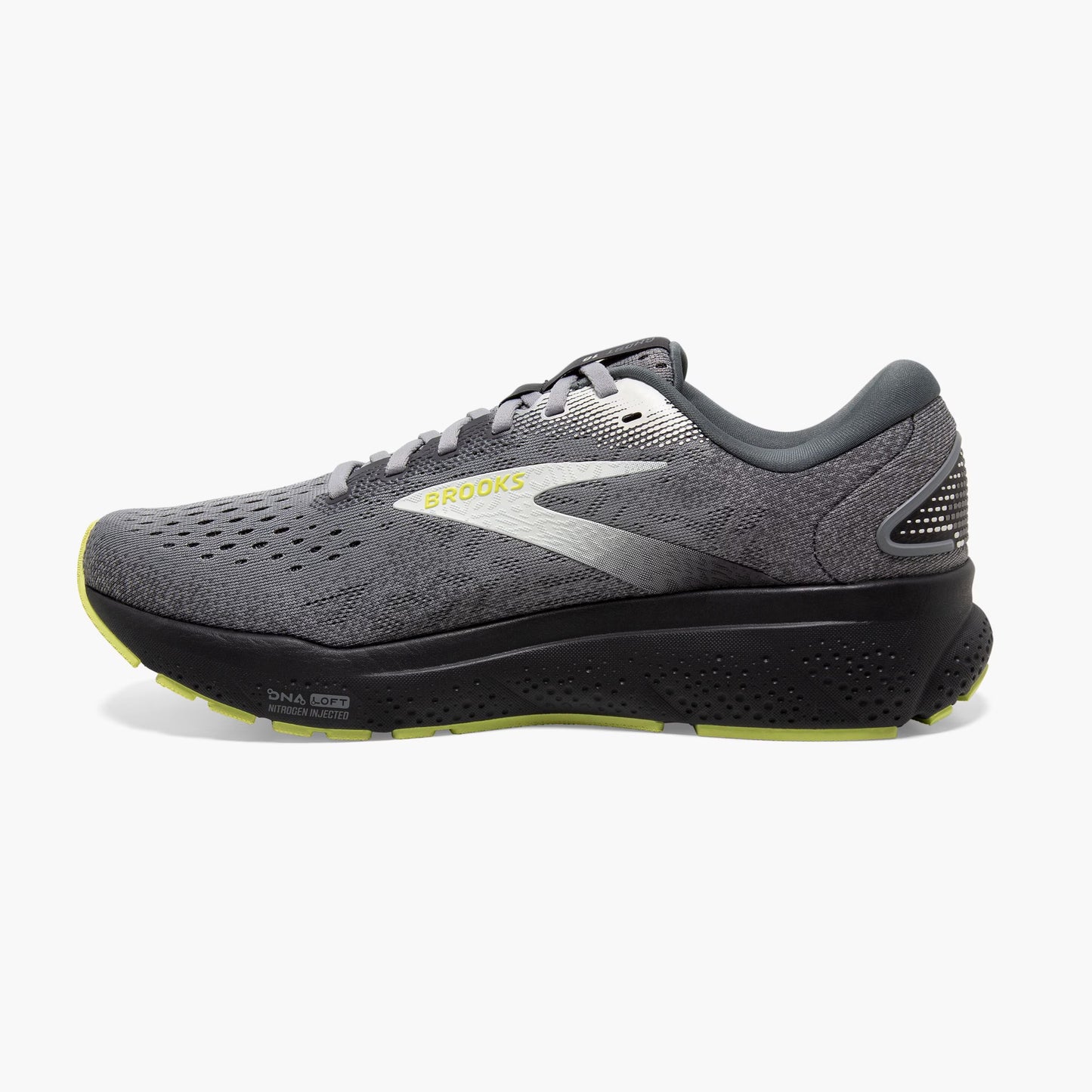 Brooks Ghost 16 | Primer / Grey / Lime | Mens