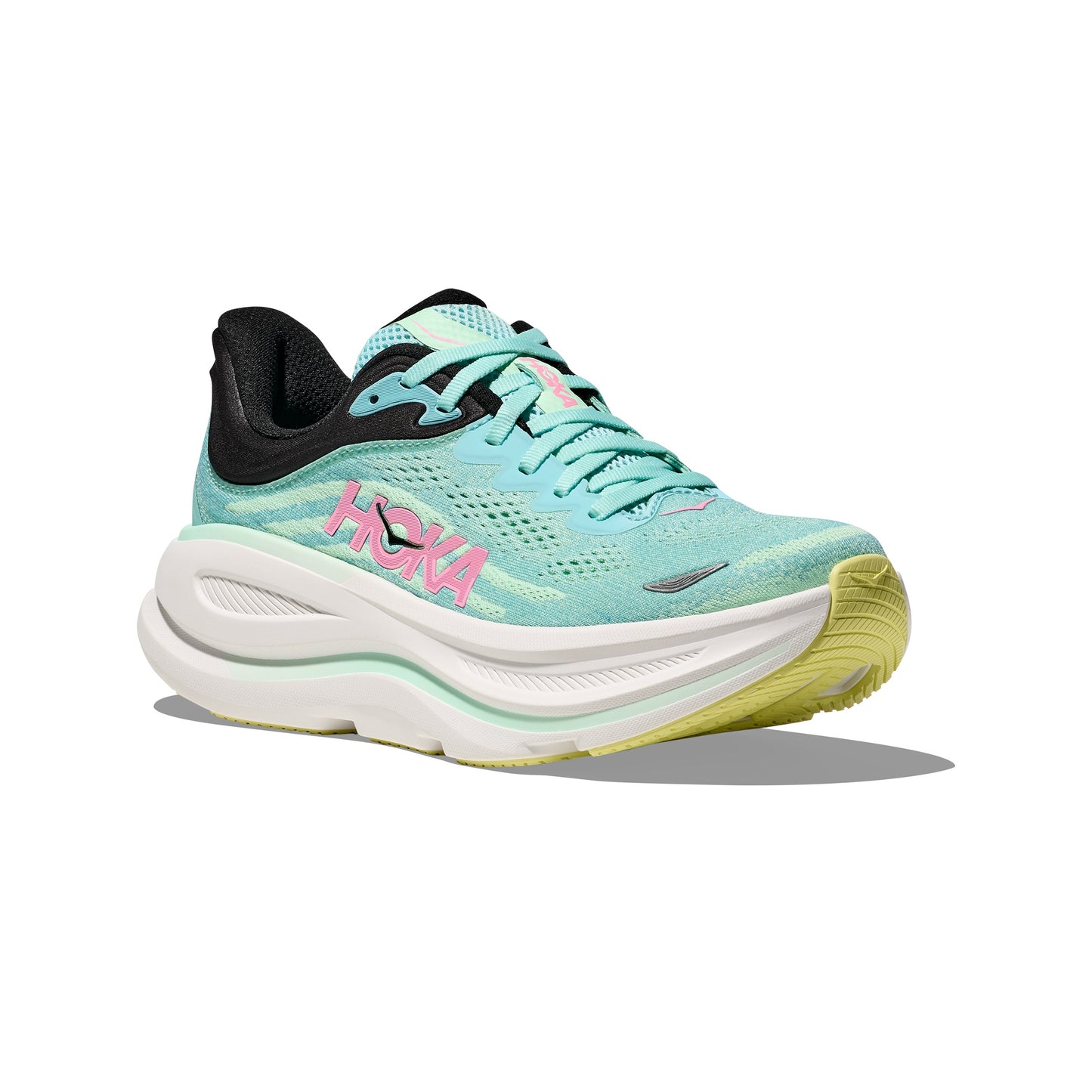 Hoka Bondi 9 Wide | Blue Spark / Mint Fluorite | Womens