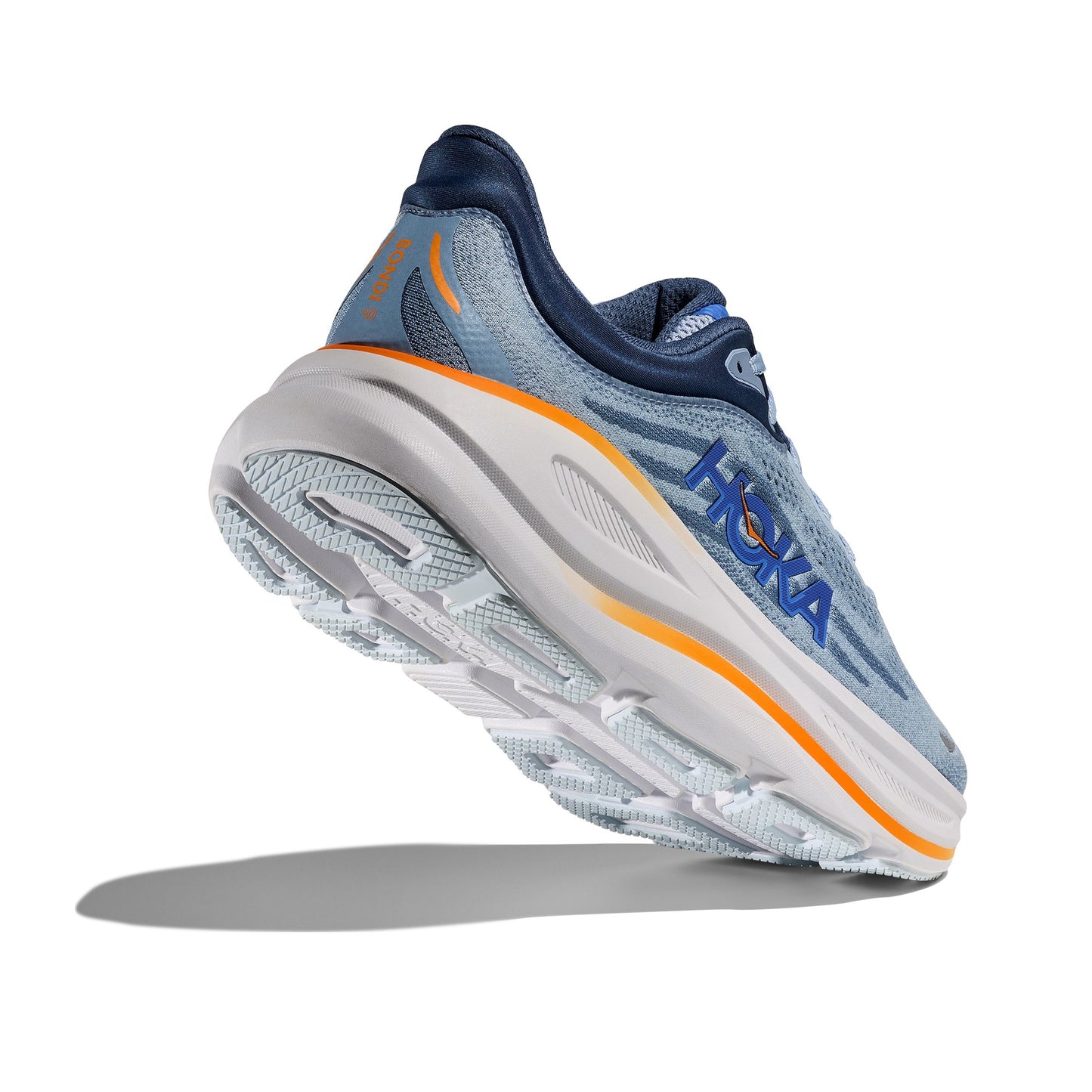 Hoka Bondi 9 Extra Wide (4E) | Drizzle / Downpour | Mens