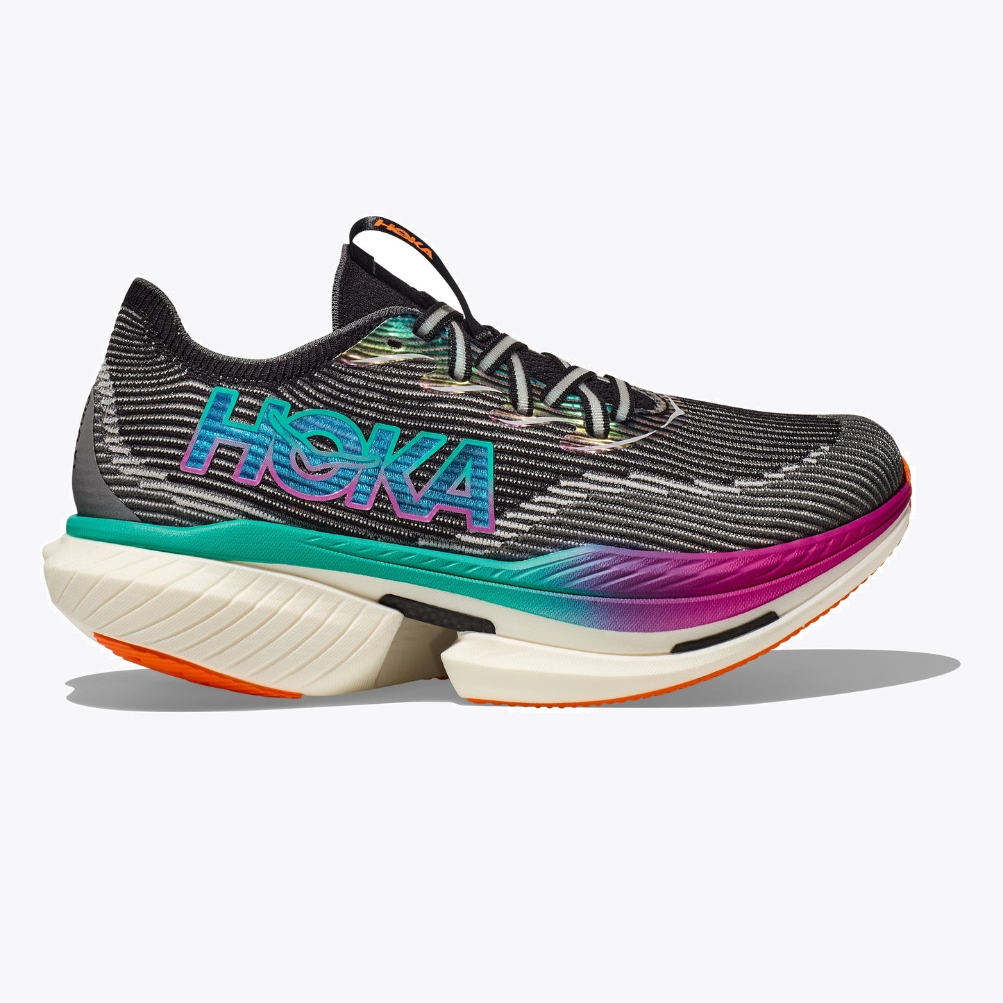 Hoka Cielo X1 | Black / Electric Aqua | Unisex