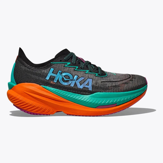 Hoka Mach X 2 Wide | Black / Electric Aqua | Mens