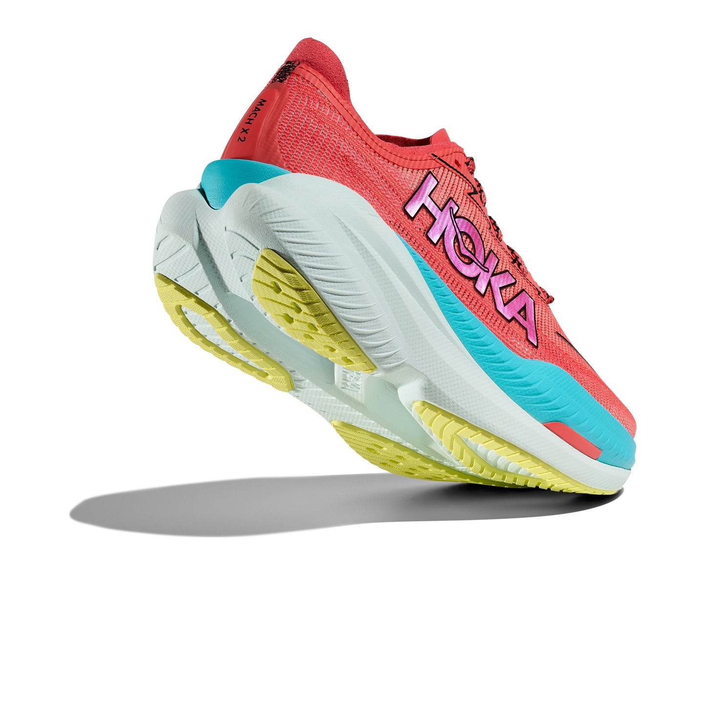 Hoka Mach X 2 Wide | Grapefruit / Electric Coral | Mens