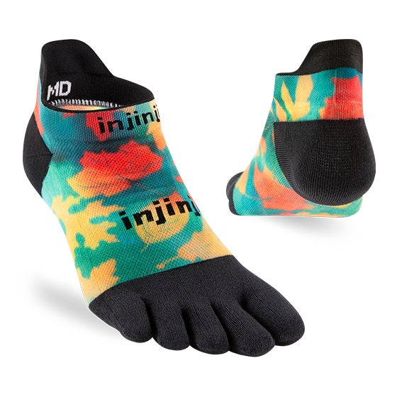 Injinji Run Sock | Lightweight | No Show | Foliage