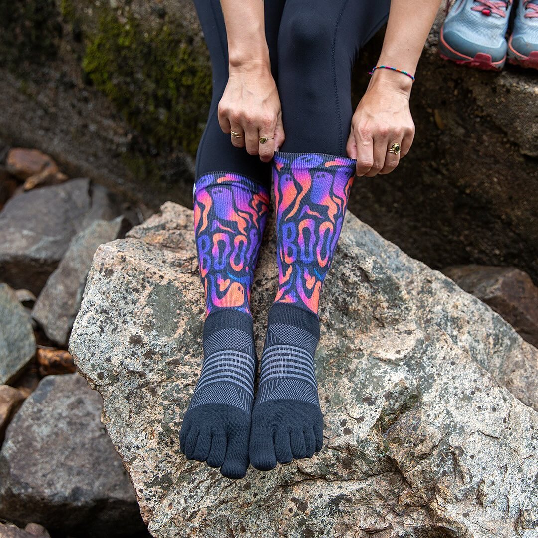 Injinji Trail Sock | Midweight | Crew Length | Boo