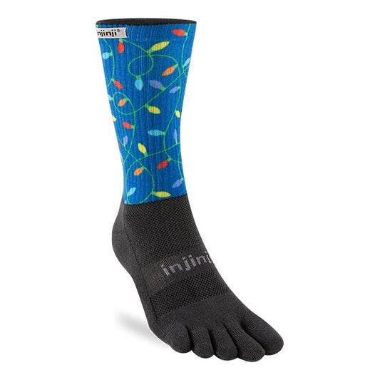 Injinji Trail Sock | Midweight | Crew Length | Lights