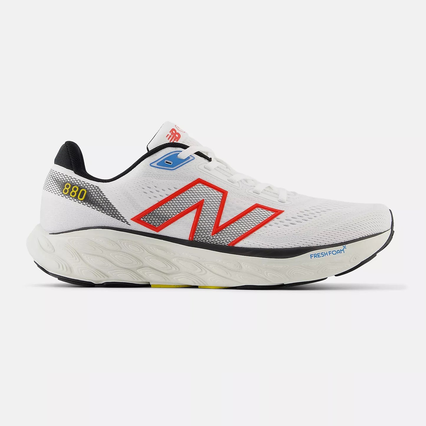 New Balance Fresh Foam X 880 v14 | White / Neo Flame | Mens