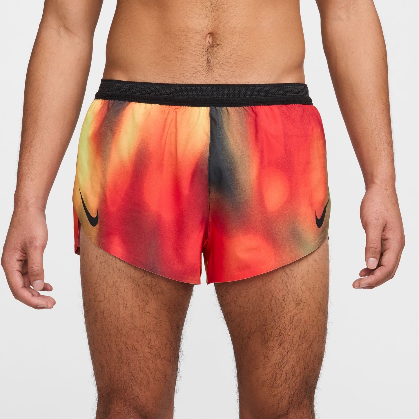 Nike AeroSwift Elite Entry Shorts | Light Lemon Twist / Light Crimson / Black | Mens