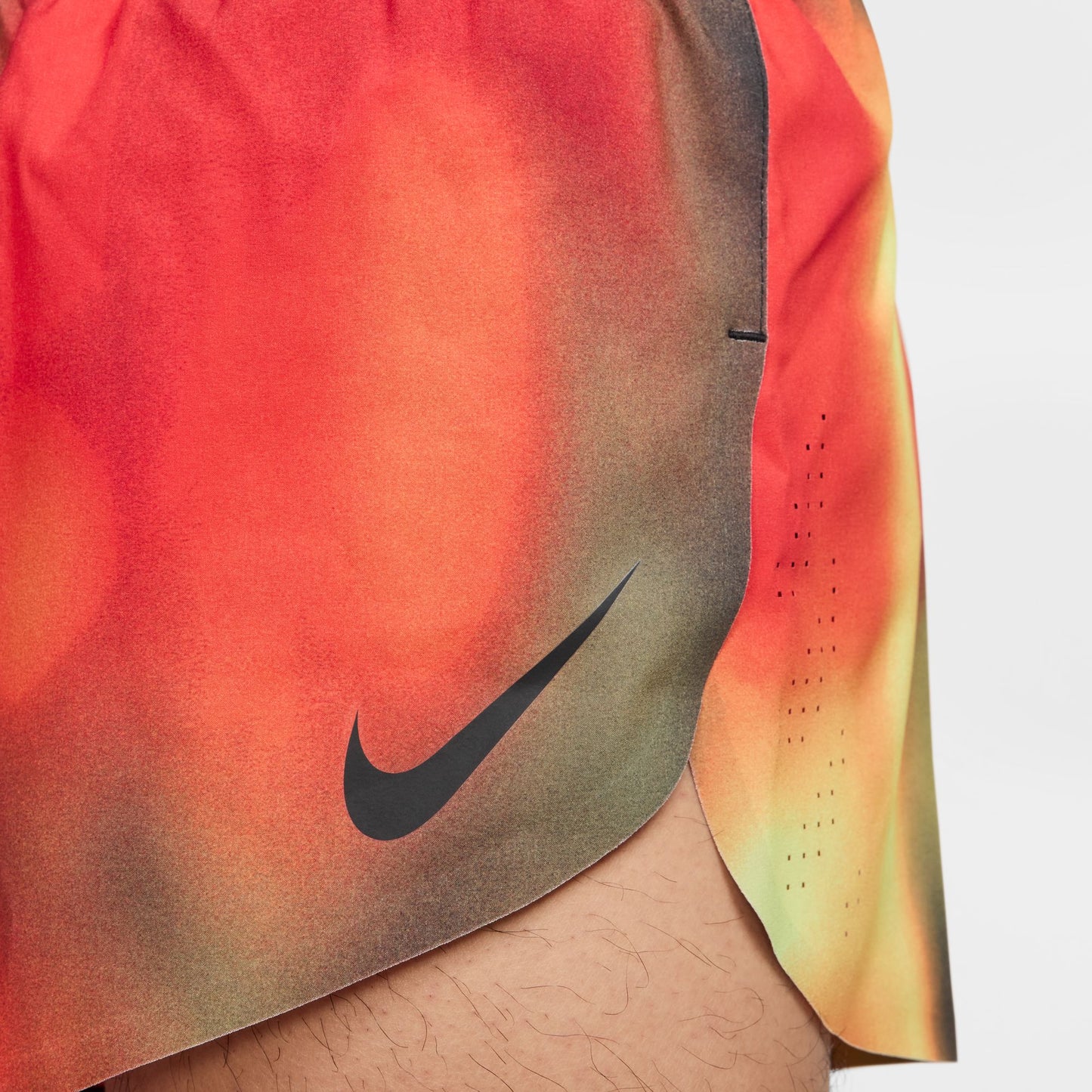 Nike AeroSwift Elite Entry Shorts | Light Lemon Twist / Light Crimson / Black | Mens